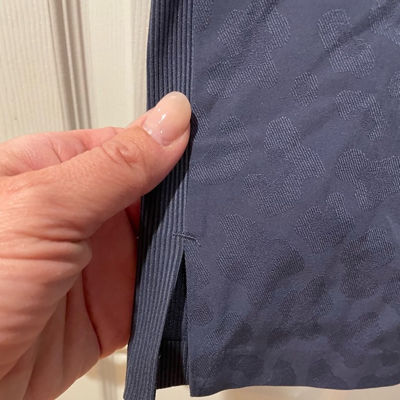 Athleta Brooklyn leopard Textured Ankle Pants. - Picture 7 of 8